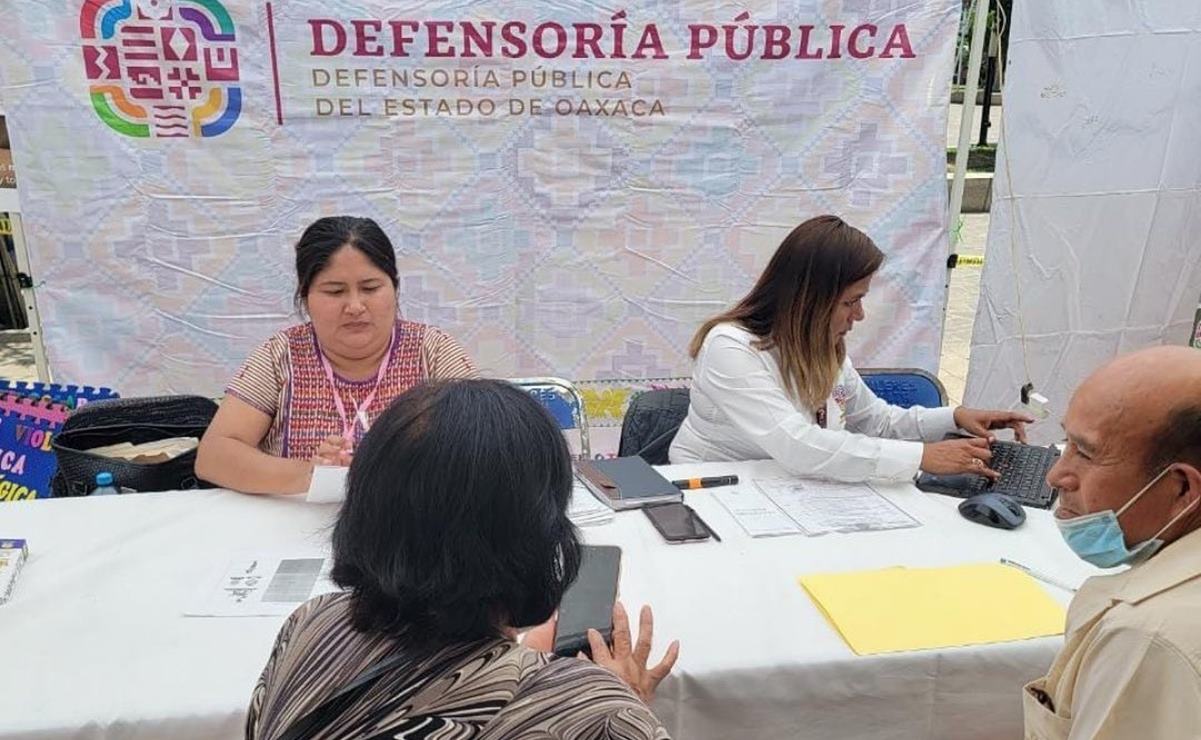 Otorga Defensoría Pública de Oaxaca servicios jurídicos a más de 55 mil personas sin recursos