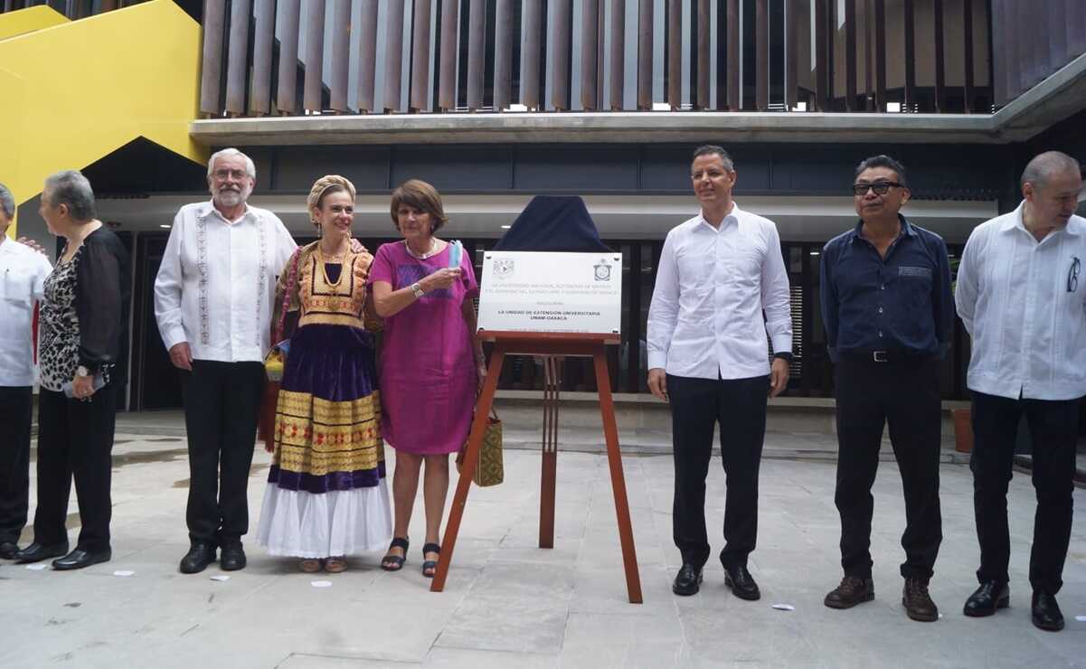 Inauguran Murat y Graue Wiechers la Unidad de Extensión Universitaria UNAM-Oaxaca. Fotos: Edwin Hernández