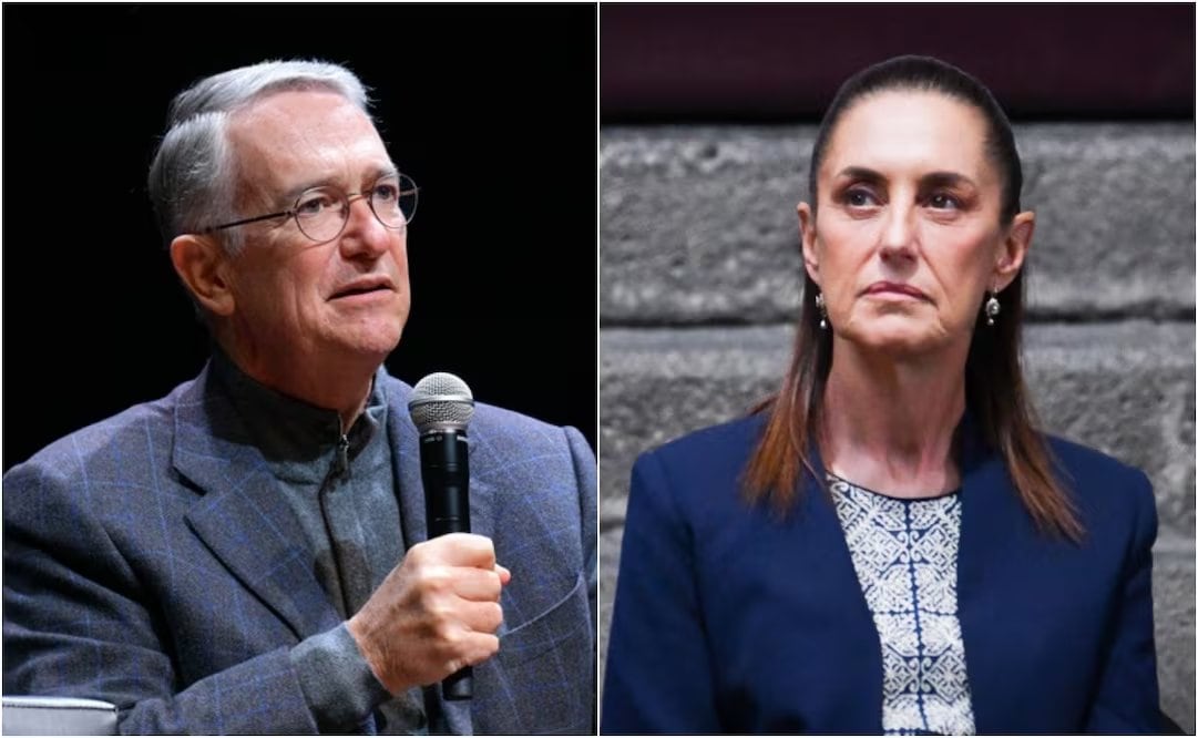 Ricardo Salinas Pliego y Claudia Sheinbaum. Foto: tomada de X @RicardoBSalinas y Cuartoscuro
