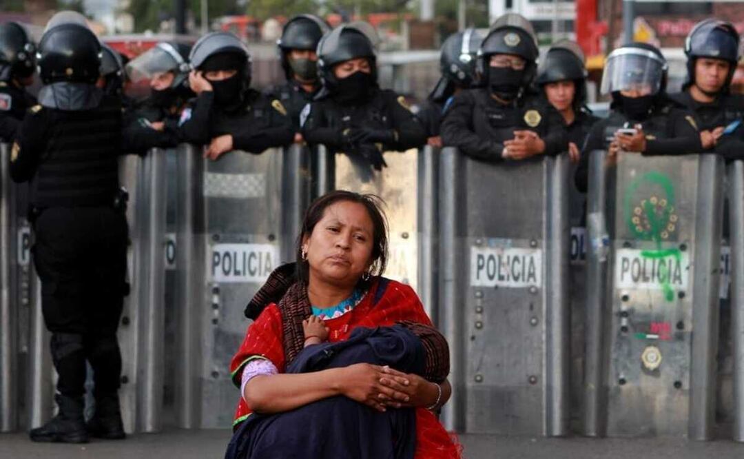 MULTI llama a concretar medidas cautelares de la CIDH para 144 familias desplazadas triquis de Oaxaca. Foto: Ivonne Rodríguez