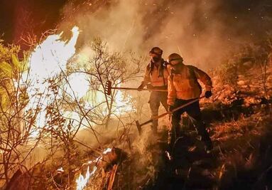 Brigadistas forestales de Oaxaca celebraban su día combatiendo 5 incendios activos
