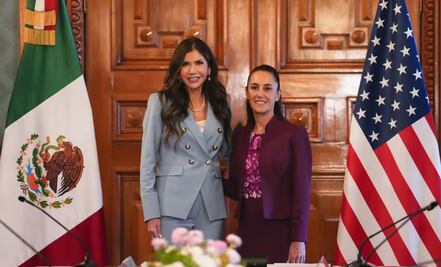 Sheinbaum se reúne con Kristi Noem en Palacio Nacional; dialogan sobre seguridad y migración