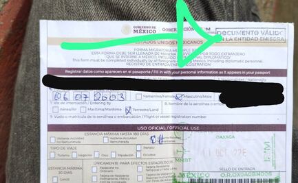 INM “engaña” con permisos de tránsito que sólo son válidos para Oaxaca, acusan migrantes