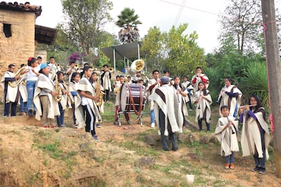 Alborada Mixe, una filarmónica que en 20 años ha formado 400 niños músicos