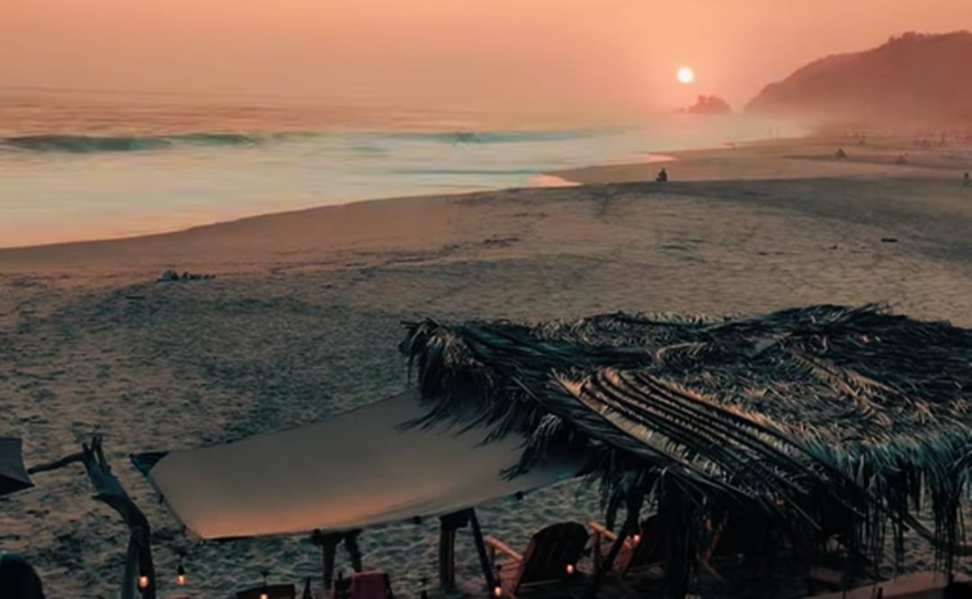 Playa Mermejita en Oaxaca. Foto: Fb@Ruta Mazunte.