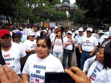 Personal químico del sector salud pide mejores condiciones de trabajo