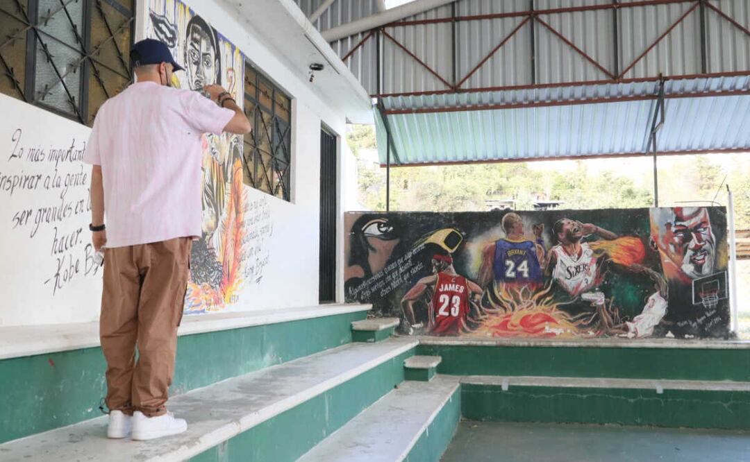 Ixtlán de Juárez, considerado el lugar más icónico y emblemático del basquetbol oaxaqueño. Foto: Gobierno de Oaxaca