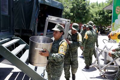 Apoyan más de 9 mil soldados en Oaxaca, Chiapas y Tabasco