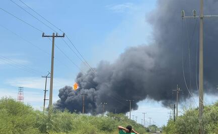 Incendio en la refinería de Salina Cruz, Oaxaca, causa alarma; humo negro cubre la región
