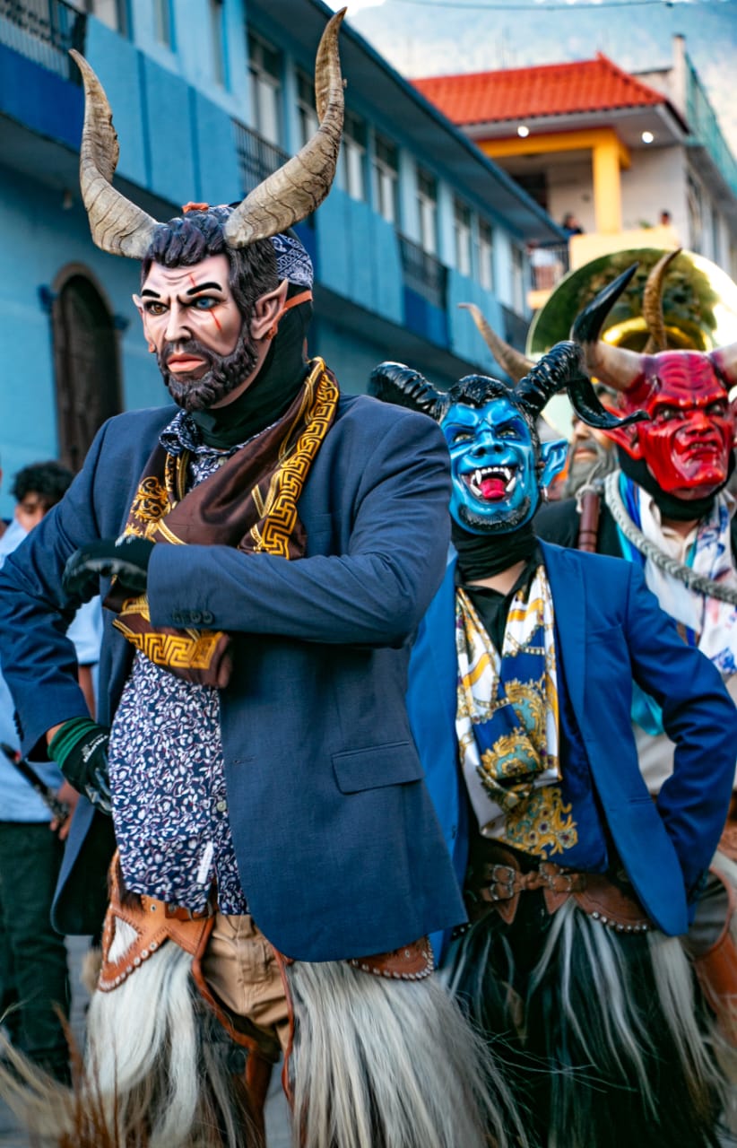 Danza de Los Diablos, originaria de comunidades afro de Oaxaca y Guerrero