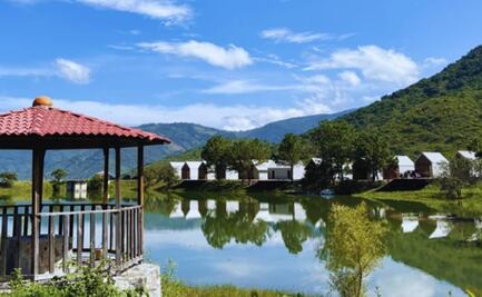 Estas cabañas en Oaxaca parecen de Japón y están junto a una presa