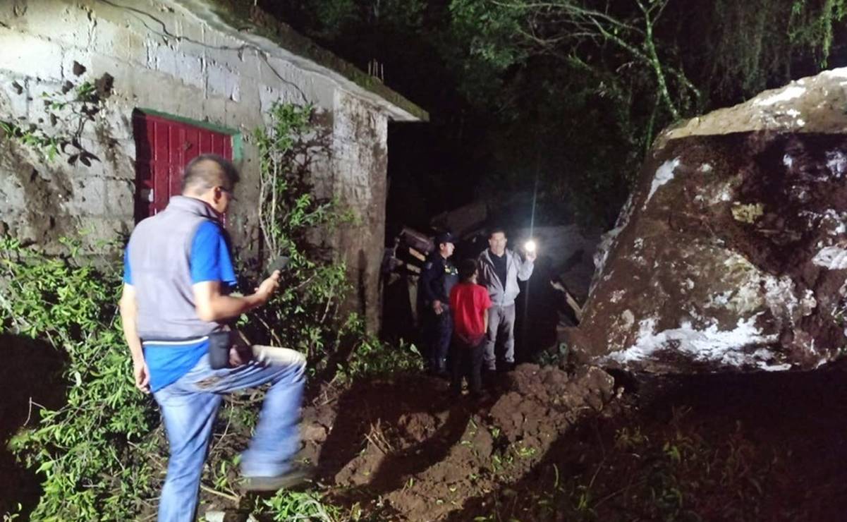 Fallece una menor por desgajamiento de cerro en Huautla, Oaxaca; hay cinco lesionados 
