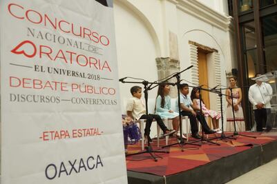 Realizan en Oaxaca Concurso Nacional de oratoria “El Universal 2018”