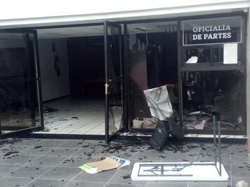 Vandalizan oficinas del TEEO