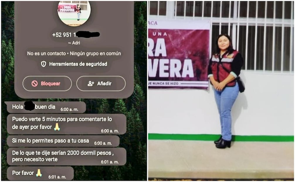 Ciudadanos presentan pruebas del intento de soborno de la delegada Lourdes Rodríguez en la consulta de revocación de mandato en Oaxaca