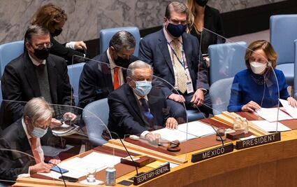 Encabeza AMLO sesión del Consejo de Seguridad de la ONU