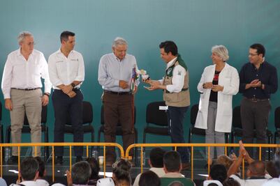 Celebra Murat visita presidencial  número 11 de AMLO a Oaxaca