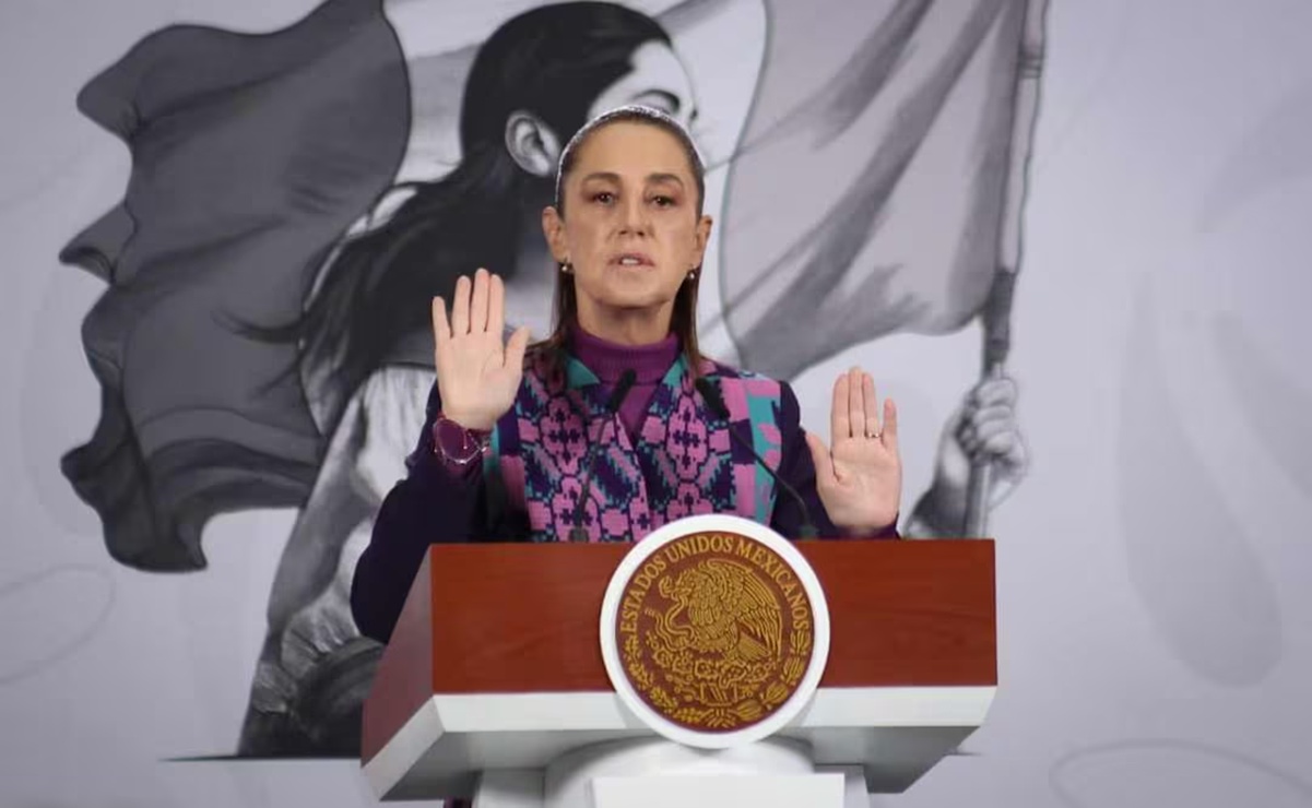 Claudia Sheinbaum defiende el incremento al salario mínimo en México. Foto: Luis Camacho EL UNIVERSAL