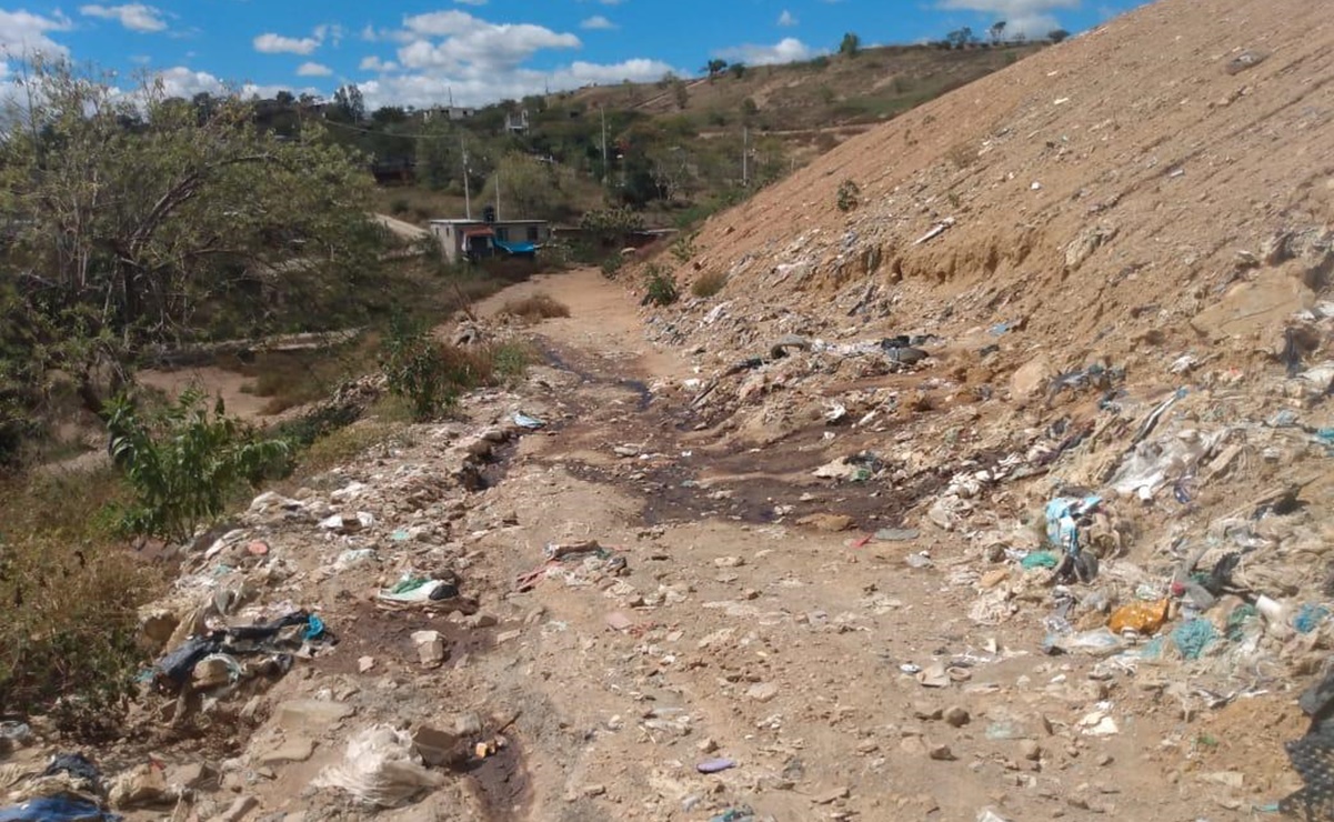 Lixiviados, otra amenaza para los mantos freáticos y el abasto de agua potable en Oaxaca. Fotos: Especiales
