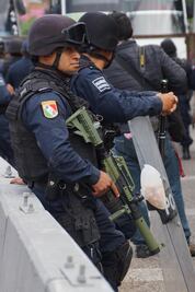 La SSPO usa pistolas de marcadora gotcha para disuadir manifestaciones