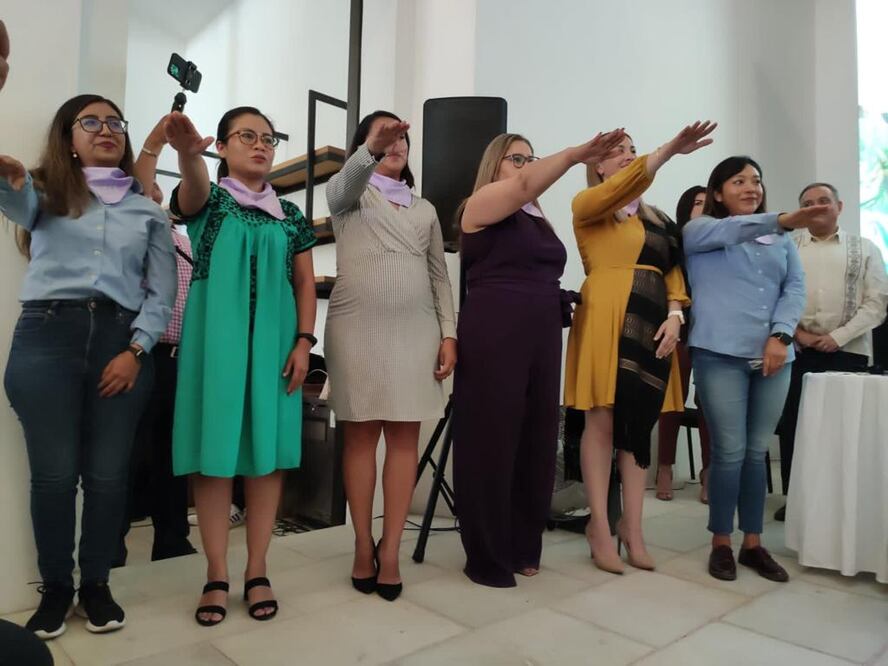 Instalan primer Comité Directivo del Distrito Oaxaca de Mujeres WIM México. Fotos: Mario Arturo Martínez