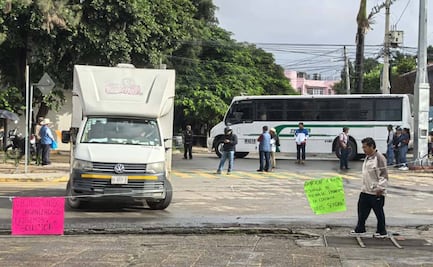 Edil de Santa Lucía del Camino incumple con obras a colonias; pobladores bloquean Avenida Ferrocarril