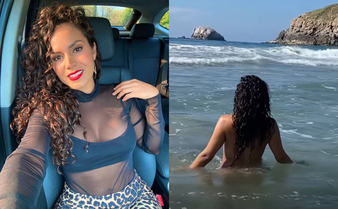 La creadora de contenido recientemente visitó la famosa playa nudista de Oaxaca. Foto: Especial