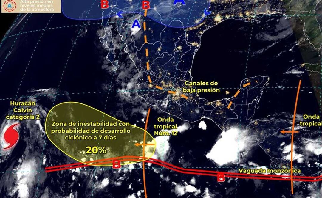 Lluvias fuertes, actividad eléctrica y tormentas se esperan en Oaxaca, reporta Protección Civil. Foto: Especial