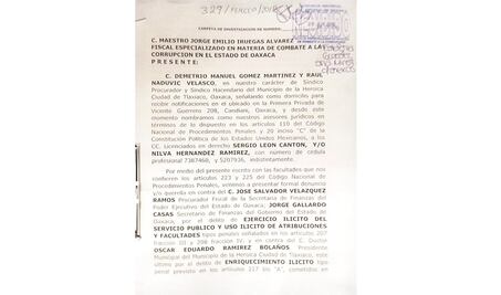 Indaga Fiscalía Anticorrupción a edil de Tlaxiaco por presunta riqueza ilícita