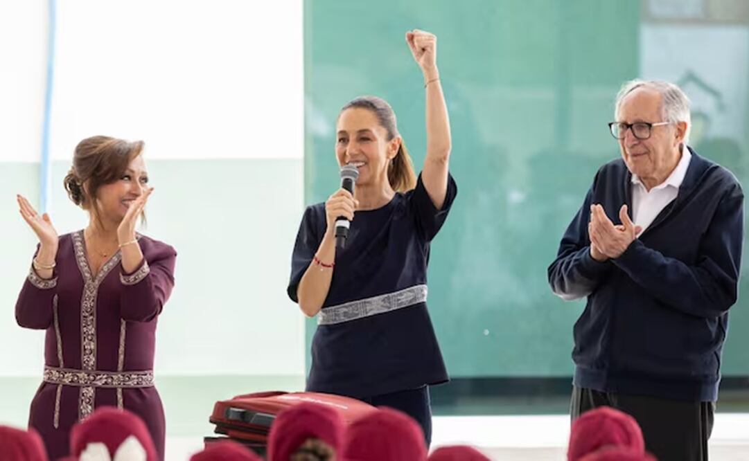 Claudia Sheinbaum de gira en Tlaxcala. Foto: Hugo Salvador