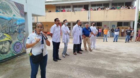 Organizan jornada preventiva ante brote del virus coxsackie en escuelas del Istmo de Oaxaca  