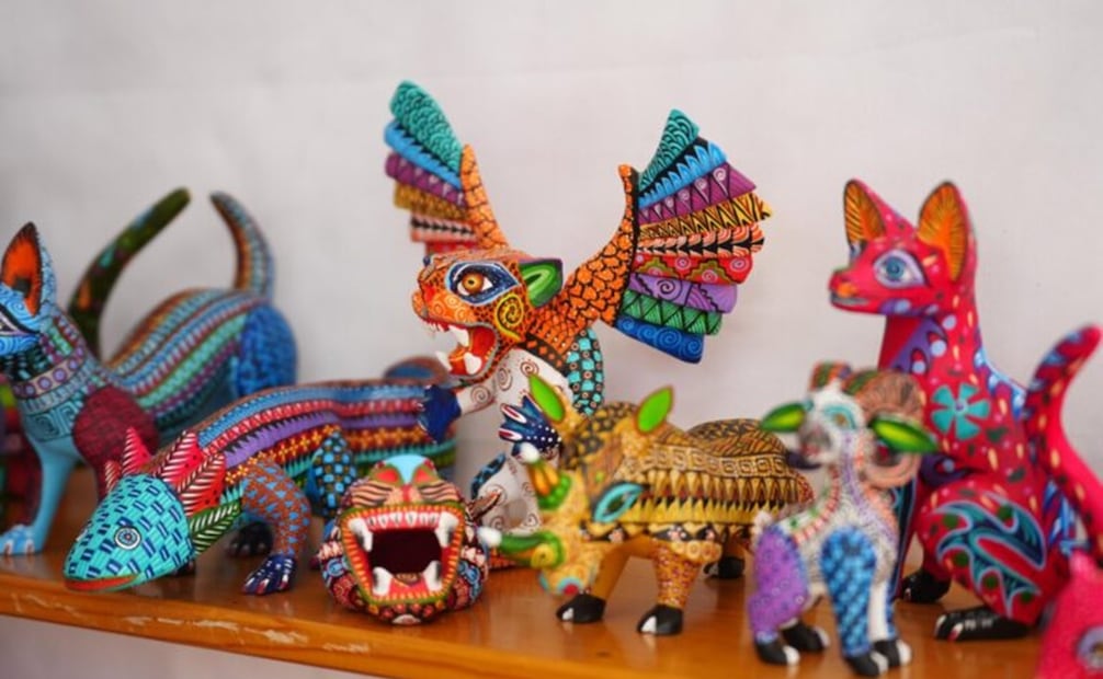 Alebrijes de Oaxaca. Foto: Gobierno Municipal de Santa Cruz Xoxocotlán.