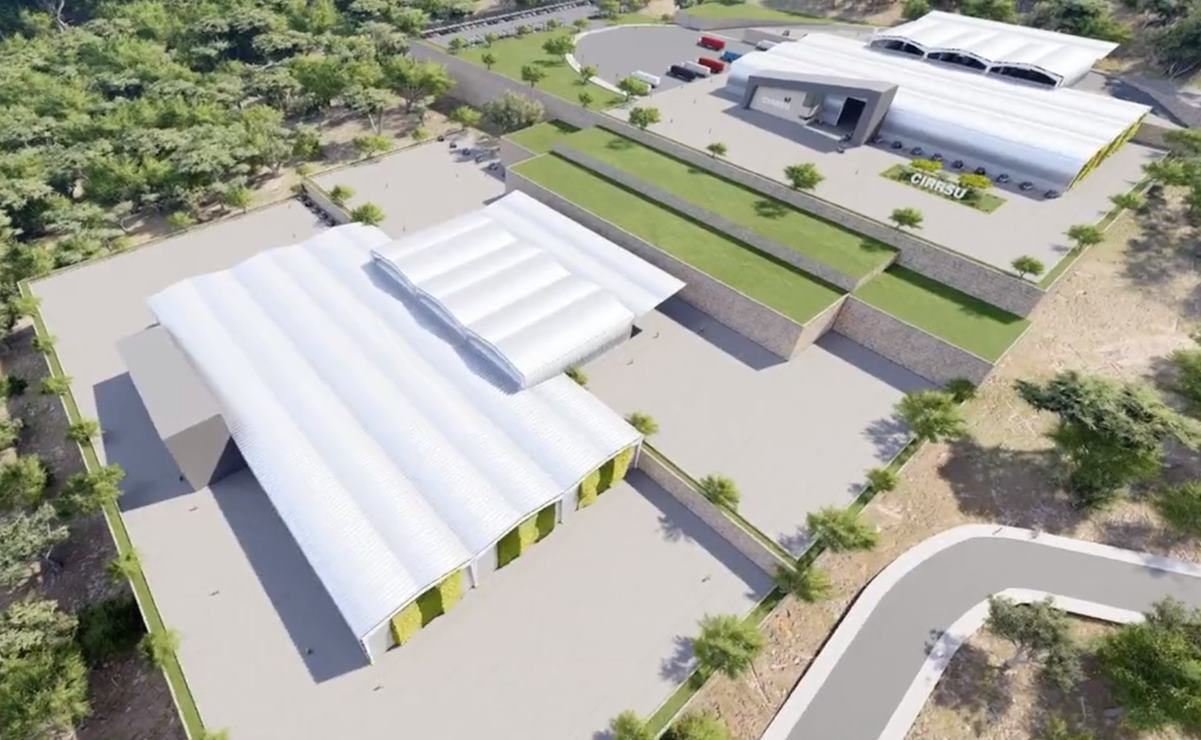 Arrancan en Oaxaca obras del Centro de Revalorización de Residuos Sólidos Urbanos. Foto: Tomada del Render