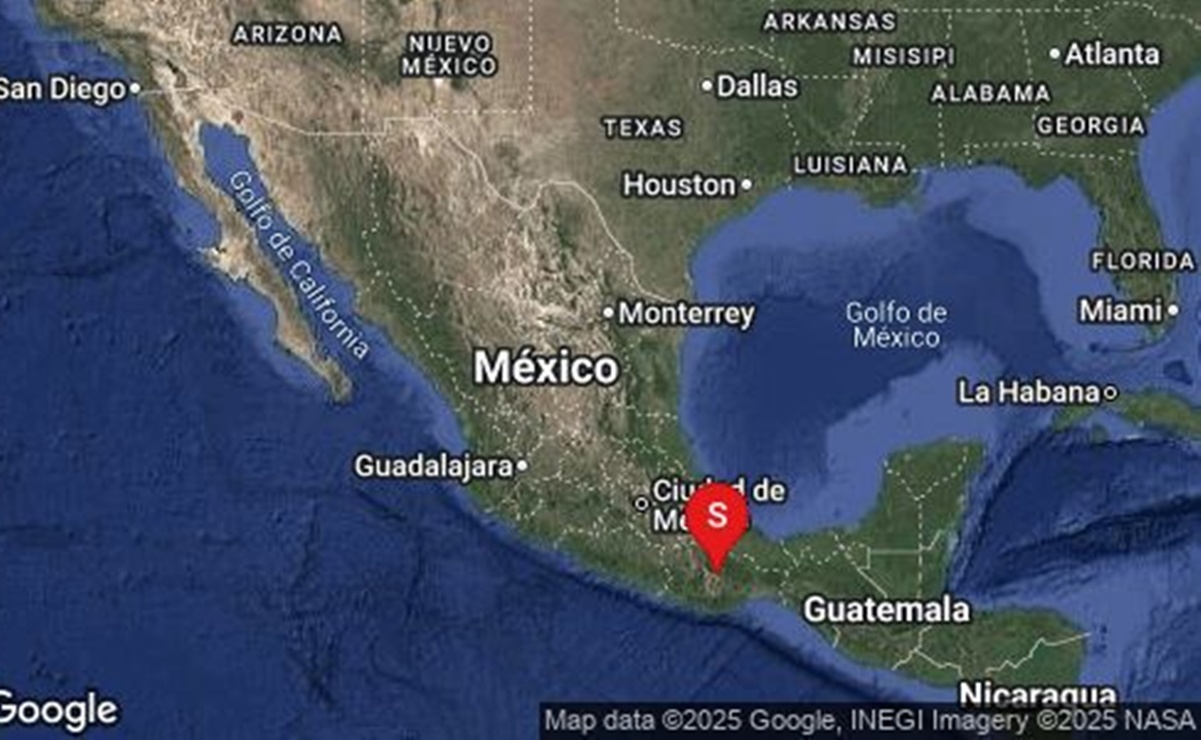 Se registra sismo de magnitud 5.6 con epicentro en Tlacolula, Oaxaca