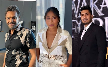 VIDEO capta el emotivo encuentro de Eugenio Derbez, Yalitza Aparicio y Tenoch Huerta en Sundance