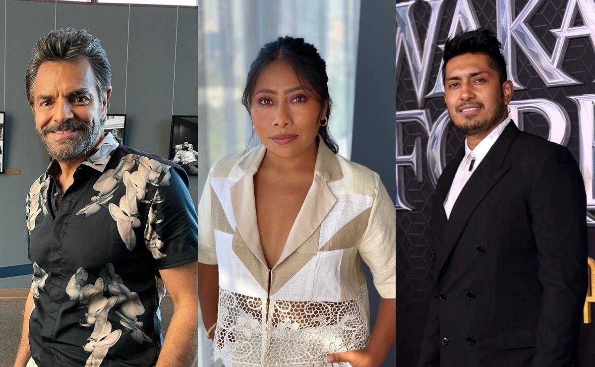 VIDEO capta el emotivo encuentro de Eugenio Derbez, Yalitza Aparicio y Tenoch Huerta en Sundance