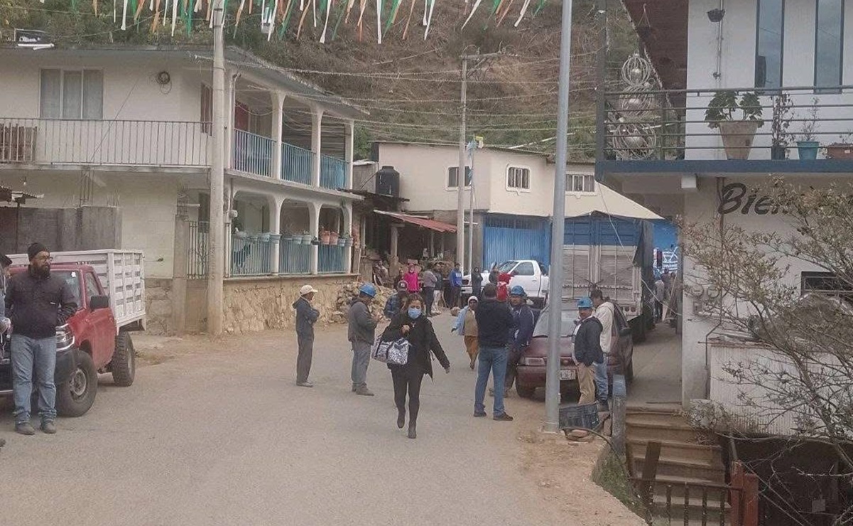 Autoridades de Capulálpam en Oaxaca confiscan material minero extraído ilegalmente; hay un herido