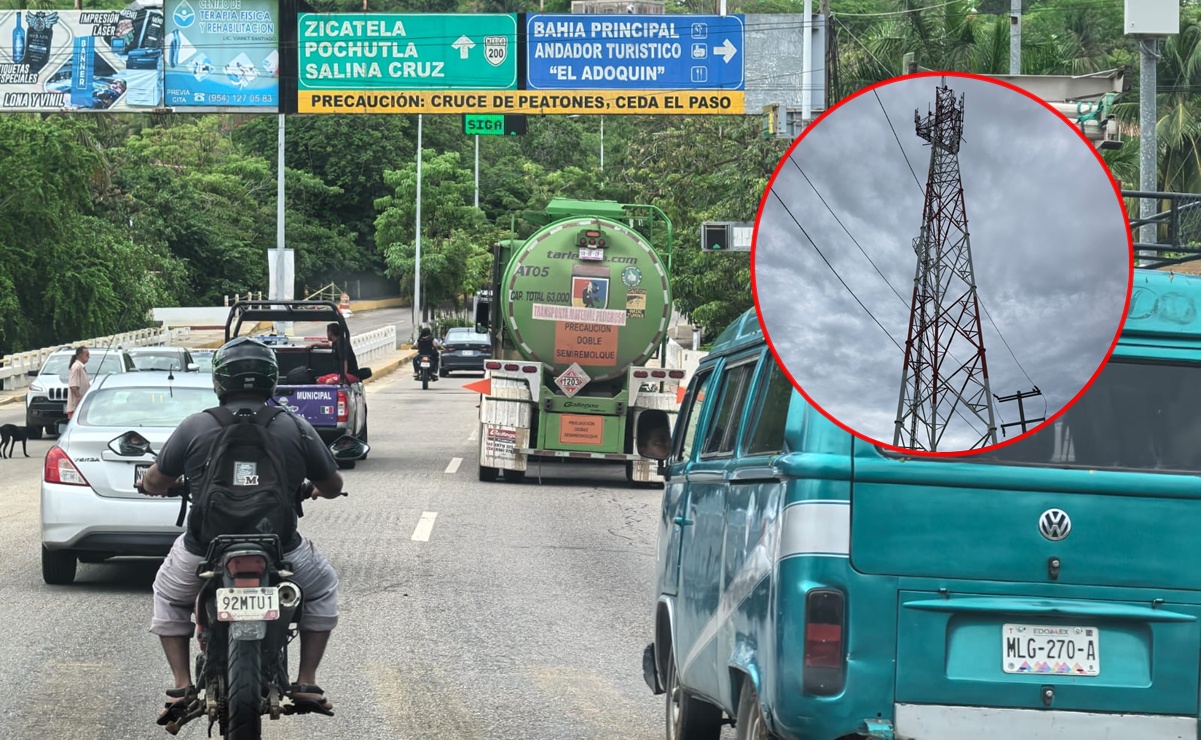 Cumple más de 30 horas la falta de servicio de telefonía e Internet en la zona de Oaxaca afectada por el huracán Erick