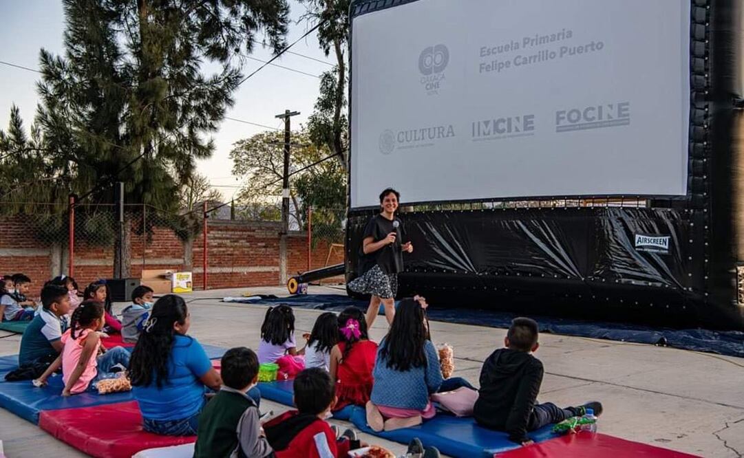 Con talleres gratuitos, Oaxaca Cine busca acercar a las infancias al séptimo arte. Fotos: Oaxaca Cine