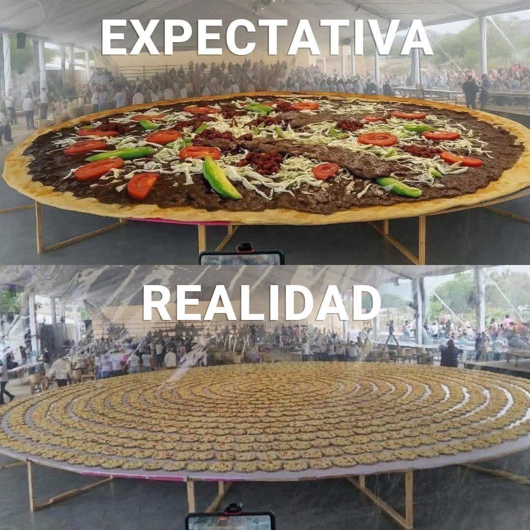 Expectativa vs realidad. Foto: Redes sociales