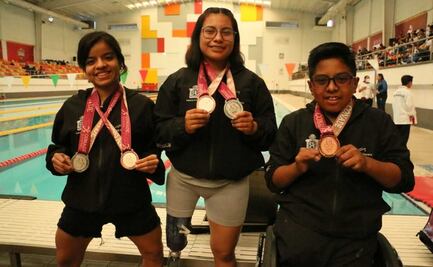 Delegación de paranatación de Oaxaca suma 8 medallas en los Paranacionales 2022