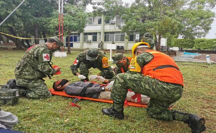 En Ixtepec, realiza Ejército demostración de protocolo Plan DN-III en sismos e inundaciones