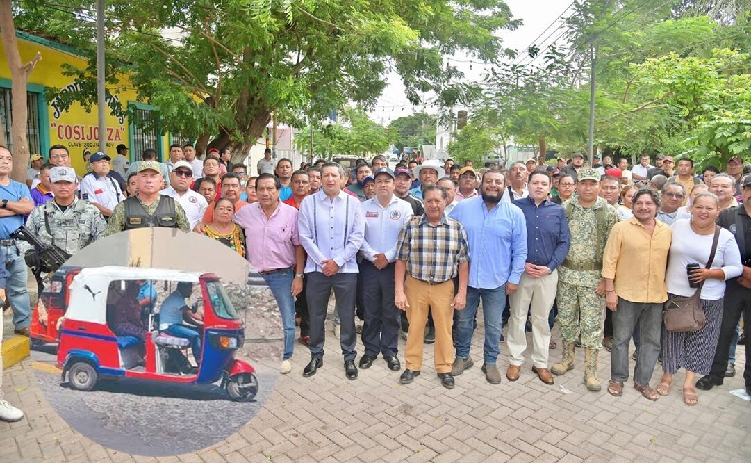 Inicia censo de mototaxis en Juchitán con autoridades estatales. Fotos: Especiales