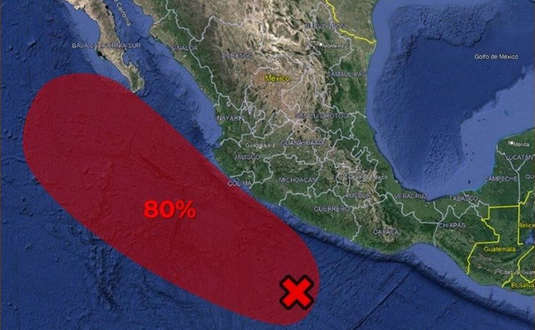 Alerta Protección Civil de Oaxaca sobre posible ciclón tropical en las próximas 48 horas. Foto: Conagua