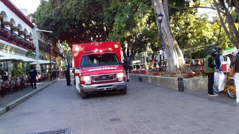 Muere mujer en el zócalo de la ciudad de Oaxaca
