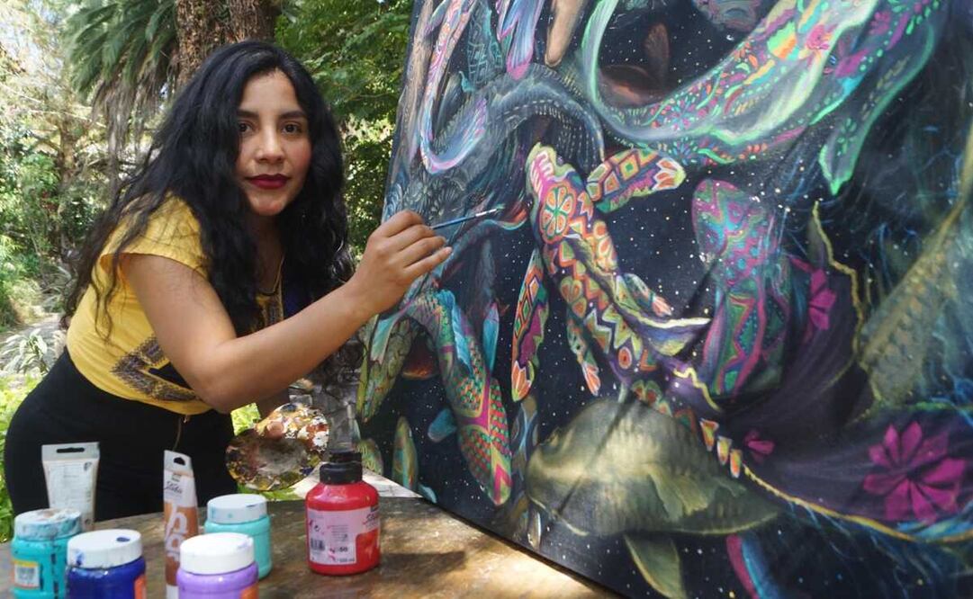 Yuma Díaz, un llamado a reconectar la Guelaguetza con los saberes de los abuelos y la raíz de Oaxaca. Fotos: Edwin Hernández