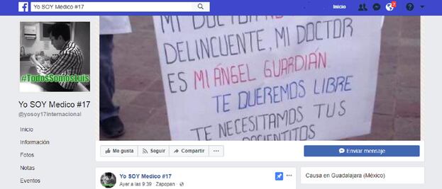 Convocan a marcha nacional en apoyo a médico acusado de negligencia