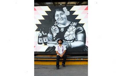 La Central de Abasto de la ciudad de Oaxaca estrena murales pintados por artistas locales