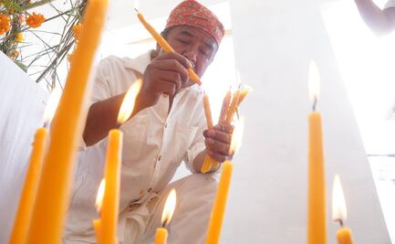 Con ritual, inicia la llegada de las almas de los muertos en la Sierra Mazateca de Oaxaca