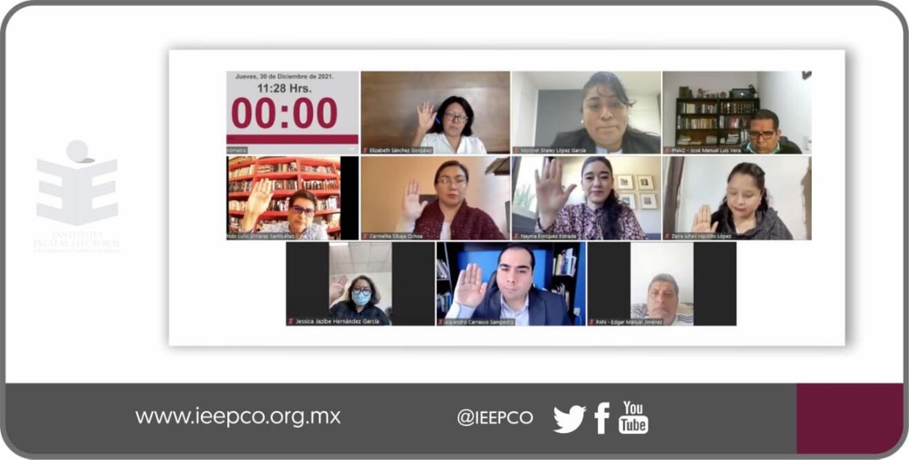 Reporta IEEPCO 17 expedientes de denuncia del proceso electoral 2021 en Oaxaca. Foto: Especial